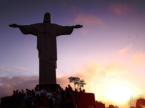 Estatua Cristo Redentor en Río de Janeiro (Brasil)
