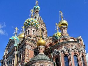 Iglesia Sangre Derramada en San Petersburgo