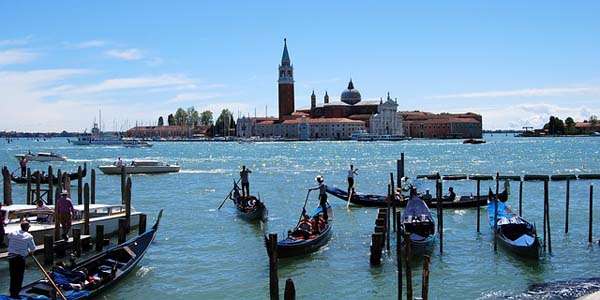 Góndolas en Venecia