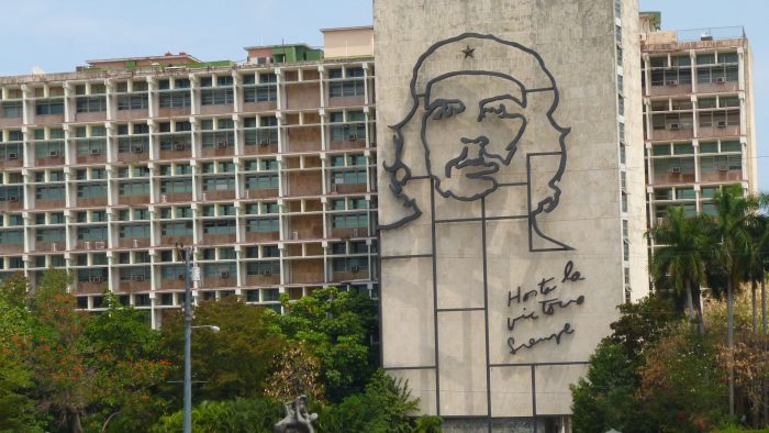Plaza de la revolución en La Habana
