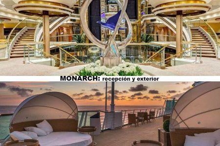 ¿Cómo es el barco de cruceros Monarch?