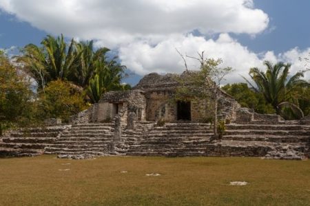 Puerto de Mahahual, en la Costa Maya