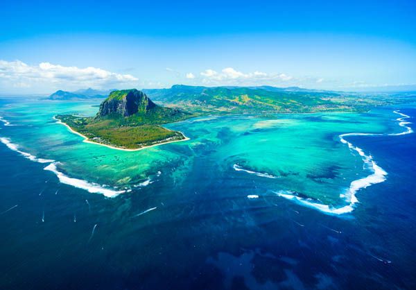 Vista de Isla Mauricio