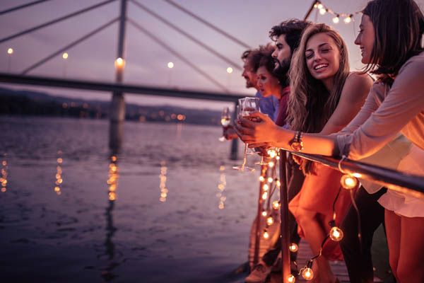 Fiesta a bordo de un crucero